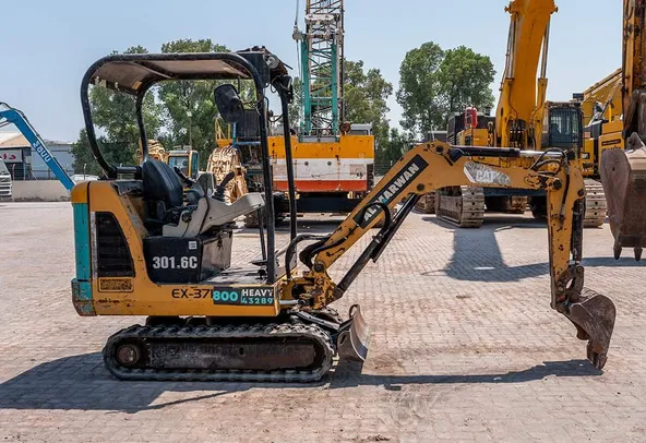 2008 Caterpillar 301.6C Mini Excavator Right Side View