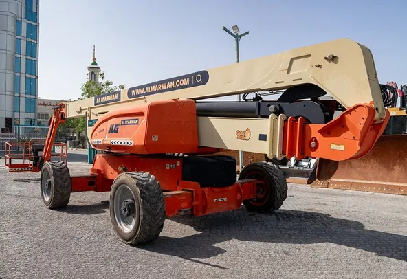 2008 JLG 1250AJP Articulated Boom Lift Rear Left View