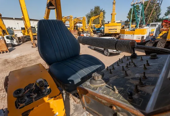 2008 Sany LTU90SII Asphalt Paver Inside Cabin View