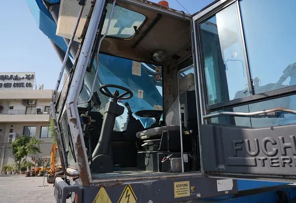 2008 Terex Fuchs MHL 340 Inside Cab Image