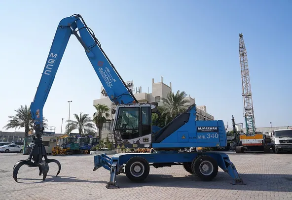 2008 Terex Fuchs MHL 340 Left Side Image
