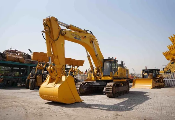 2009 Komatsu PC800SE-7 Track Excavator Front Left View - EX-0291
