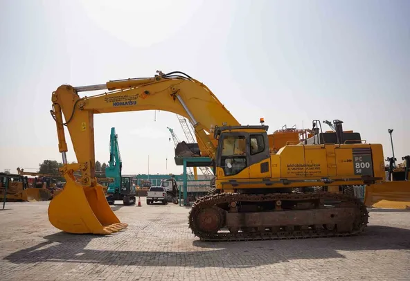 2009 Komatsu PC800SE-7 Track Excavator Left View - EX-0291