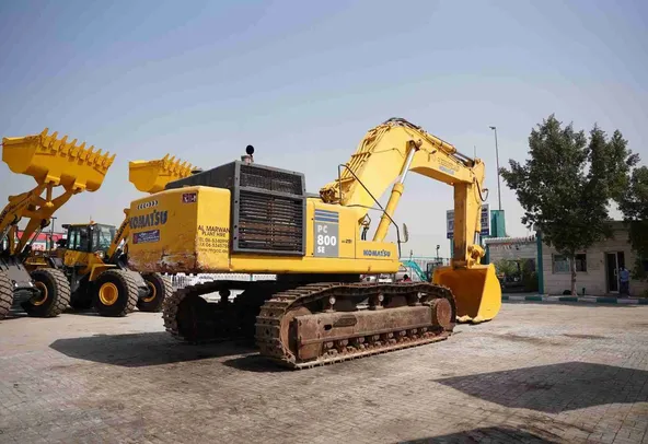 2009 Komatsu PC800SE-7 Track Excavator Rear Right View - EX-0291