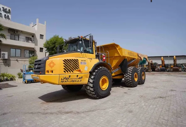2009 Volvo A40E Articulated Dump Truck Front Left View