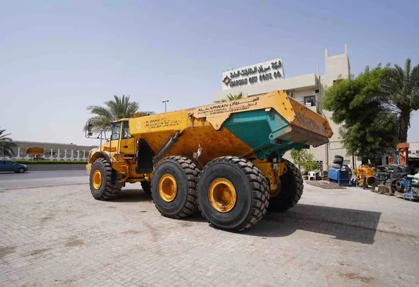 2009 Volvo A40E Articulated Dump Truck Rear Left View