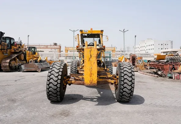 2009 Komatsu GD705A-4AE Motor Grader Front View