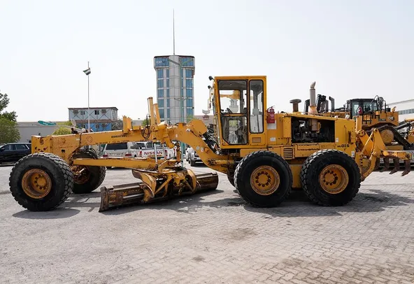 2009 Komatsu GD705A-4AE Motor Grader Left Side View