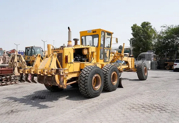 2009 Komatsu GD705A-4AE Motor Grader Rear Right View