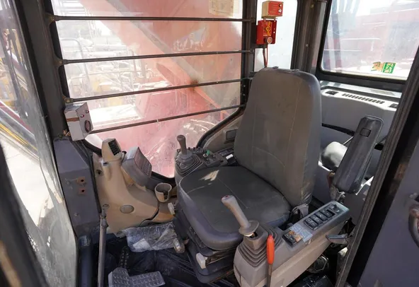 2010 Hitachi EX1200 Track Excavator Cabin View