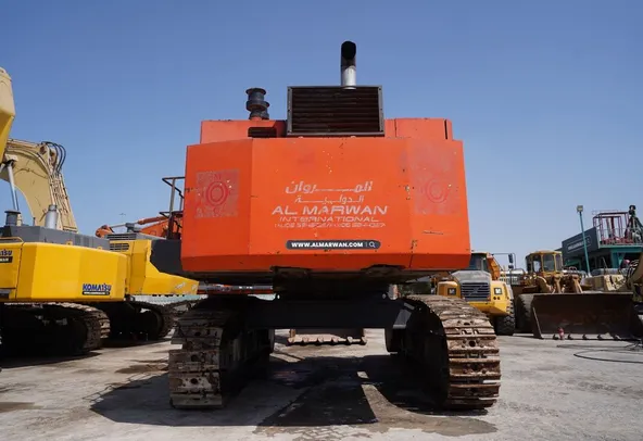 2010 Hitachi EX1200 Track Excavator Rear View