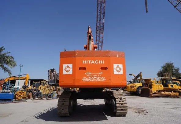 2010 Hitachi ZX870H-3F Zaxis Large 86 ton Hydraulic Crawler Long Reach Boom Excavator Tracked Digger Back View