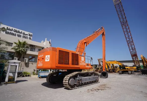 2010 Hitachi ZX870H-3F Zaxis Large 86 ton Hydraulic Crawler Long Reach Boom Excavator Tracked Digger rear left view