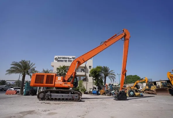 2010 Hitachi ZX870H-3F Zaxis Large 86 ton Hydraulic Crawler Long Reach Boom Excavator Tracked Digger right side view