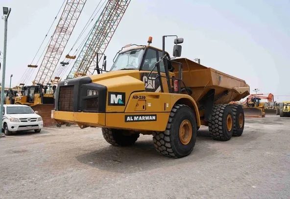 2011 Cat 740B Articulated Dump Truck Front Left View