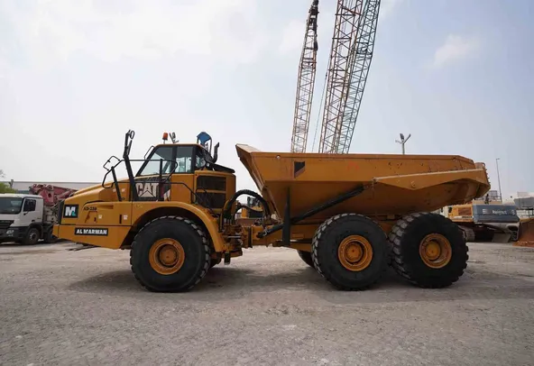 2011 Cat 740B Articulated Dump Truck Left View