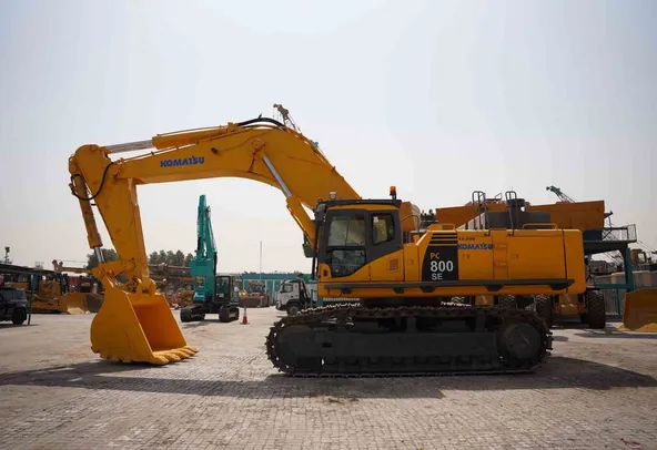 2011 Komatsu PC800SE-7 Track Excavator Left View - EX-0299