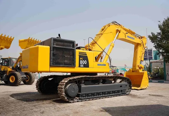 2011 Komatsu PC800SE-7 Track Excavator Rear Right View - EX-0299