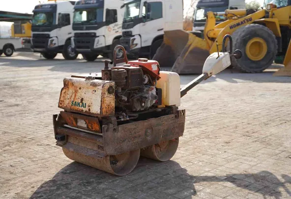 2011 Sakai HV61ST Walk-Behind Roller Front Left View