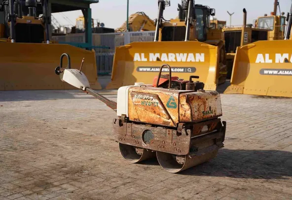 2011 Sakai HV61ST Walk-Behind Roller Front Right View