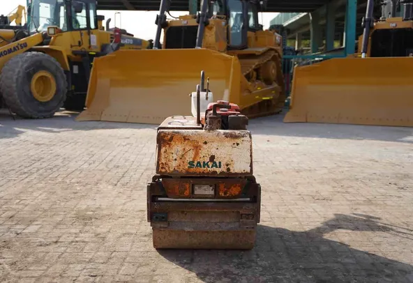 2011 Sakai HV61ST Walk-Behind Roller Front View