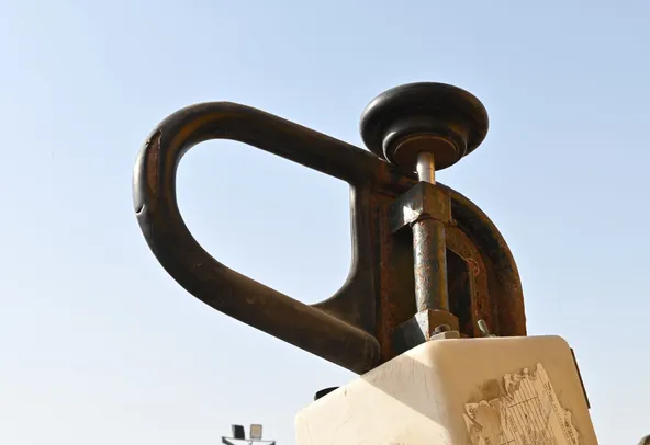 2011 Sakai HV61ST Walk-Behind Roller Handle View