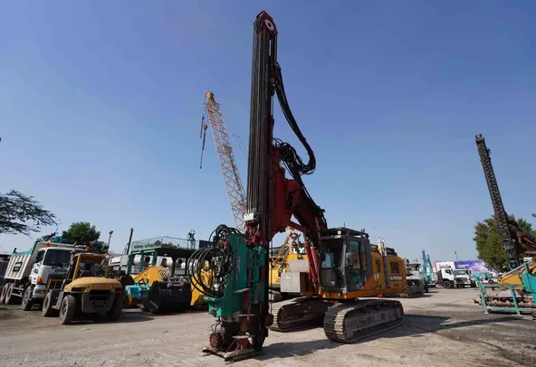 2011 Sennebogen Zeppelin SR35 ABI Mobilram 14-17 Piling Rig Front Left View - PD-0063