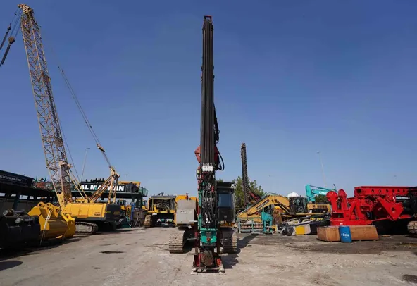 2011 Sennebogen Zeppelin SR35 ABI Mobilram 14-17 Piling Rig Front View - PD-0063