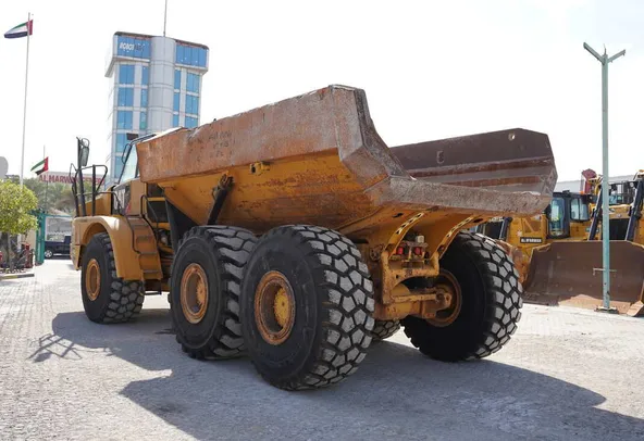 2011 Caterpillar 740B Articulated Hauler for Sale-rear-left side view