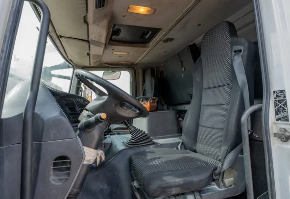 2011 Sany Concrete Pump with Actros 33 Truck Mercedes Inside Cabin View