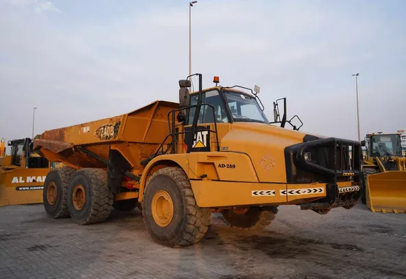 2012 Cat 740B Articulated Dump Truck Front Right View