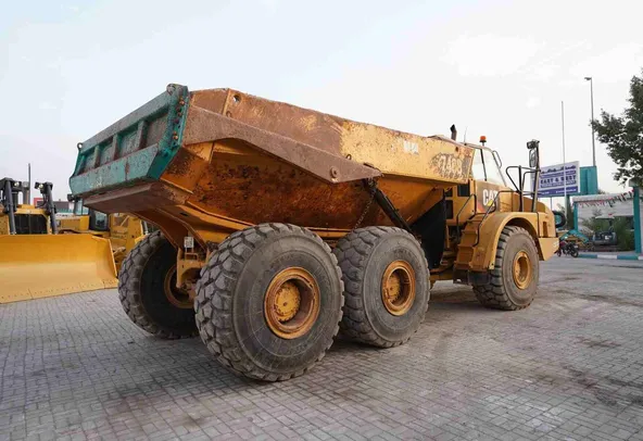 2012 Cat 740B Articulated Dump Truck Rear Right View