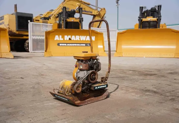 2012 Sakai PC100 Plate Compactor Front Left View - CP-0046