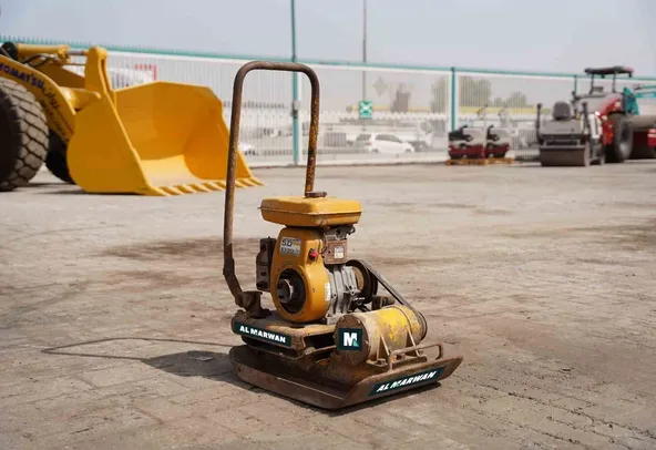 2012 Sakai PC100 Plate Compactor Front Right View - CP-0046