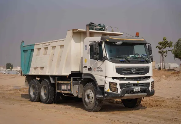 2012 Volvo FMX 370 6x4 Tipper Truck Front Right View - TK-0302