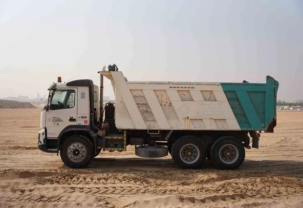 2012 Volvo FMX 370 6x4 Tipper Truck Left View - TK-0302