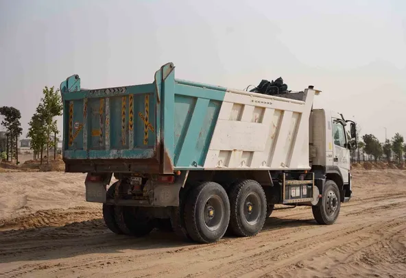 2012 Volvo FMX 370 6x4 Tipper Truck Rear Right View - TK-0302
