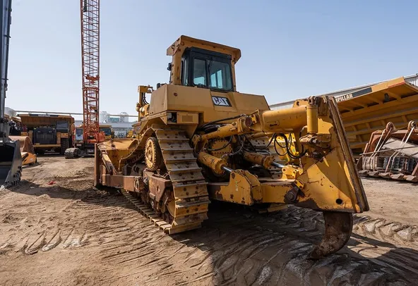 2012 Caterpillar D9R Bulldozer Rear Left View