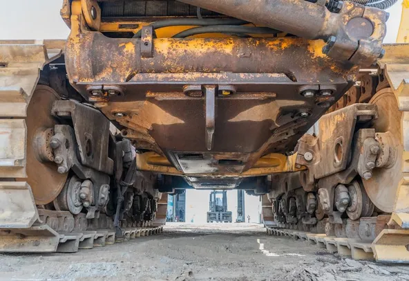 2012 Caterpillar D9R Bulldozer Under carriage View