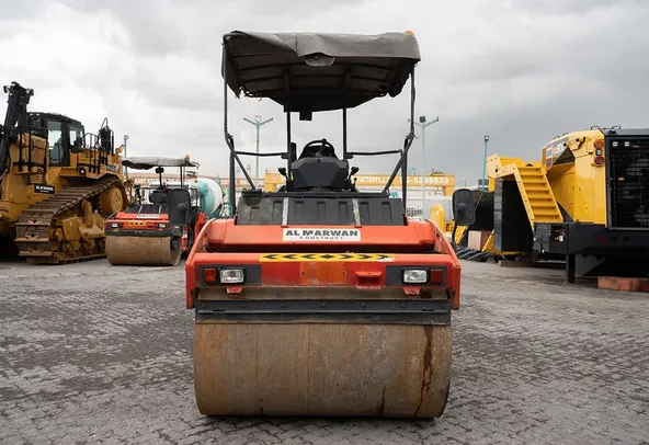 2012 Hamm HD75 Double Roller Drum Front View