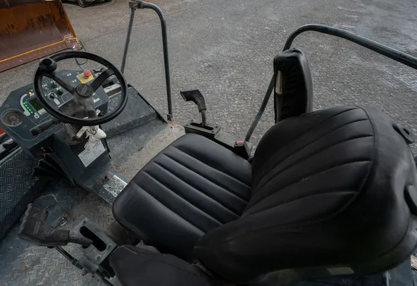 2012 Hamm HD75 Double Roller Drum Inside Cabin View