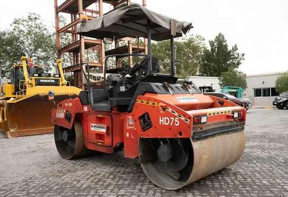 2012 Hamm HD75 Double Roller Drum Rear Left View