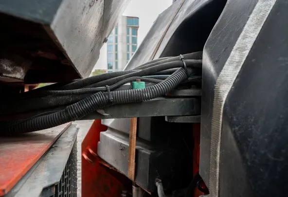 2012 Hamm HD75 Double Roller Drum Under carriage View