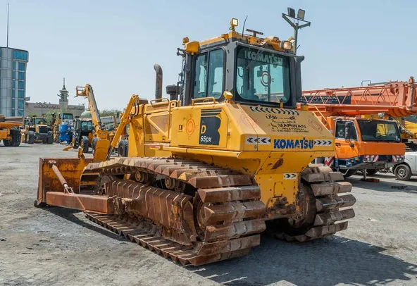 2012 Komatsu D65PX-17 Bulldozer Rear Left Image