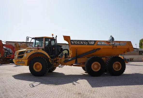 2013 Volvo A35F Articulated Dump Truck Left Side View