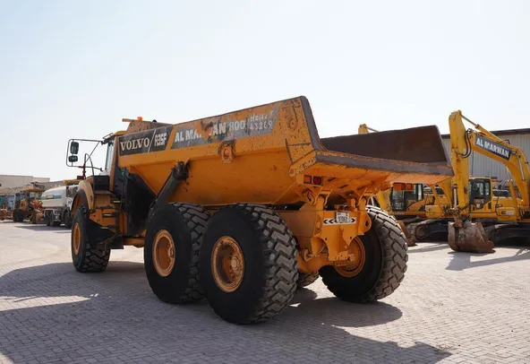 2013 Volvo A35F Articulated Dump Truck Rear Left View