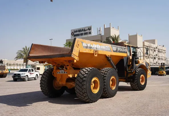 2013 Volvo A35F Articulated Dump Truck Rear Right View