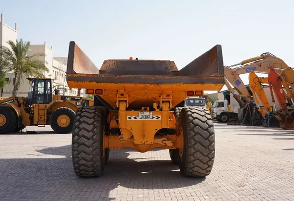2013 Volvo A35F Articulated Dump Truck Rear View