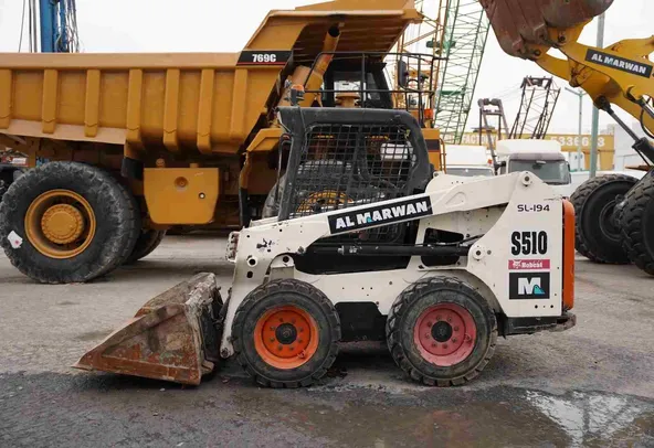 2014 Bobcat S510 Skid Steer Loader Left View - SL-0194
