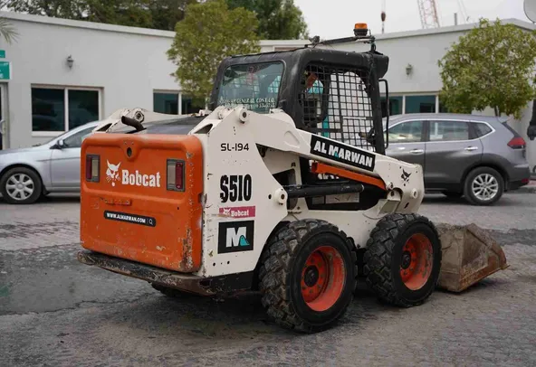 2014 Bobcat S510 Skid Steer Loader Rear Right View - SL-0194